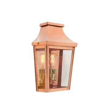 Chelsea 1 Light Small Half Lantern - Copper