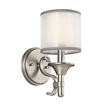 Lacey 1 Light Wall Light - Antique Pewter