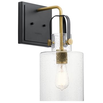 Kitner 1 Light Wall Light - Natural Brass