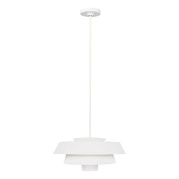 Brisbin 1 Light Pendant - Matte White