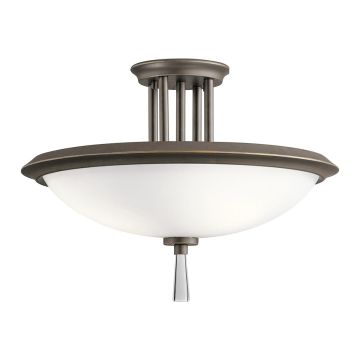 Dreyfus 3 Light Semi-Flush - Olde Bronze