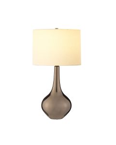 Job 1 Light Table Lamp - Ivory shade - Bronze Metallic, Cream Shade