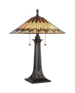 Alcott 2 Light Table Lamp - Valiant Bronze