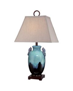 Amphora 1 Light Table Lamp - Turquoise Glaze