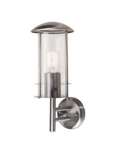 Bruges Stainless Steel 1 Light Wall Lantern - Stainless Steel