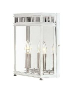 Holborn 2 Light Half Lantern Medium - Polished Chrome