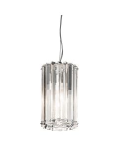 Crystal Skye 2 Light Mini Pendant - Chrome