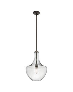 Everly 1 Light Medium Pendant - Olde Bronze