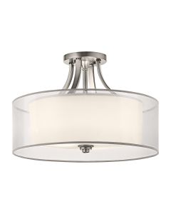 Lacey 4 Light Semi-Flush - Antique Pewter