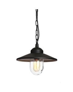 Klampenborg 1 Light Chain Lantern - Black