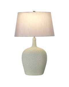 Lambeth 1 Light Table Lamp with Silver Shade