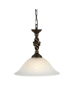 Pembroke 1 Light Pendant - Black/Gold