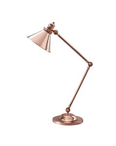 Provence 1 Light Table Lamp - Polished Copper