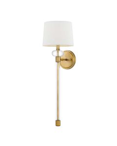 Barbour 1 Light Wall Light - Weathered Brass