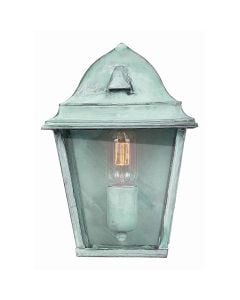 St James 1 Light Wall Lantern - Verdigris