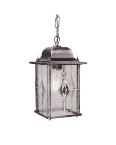 Wexford 1 Light Chain Lantern - Black/Silver